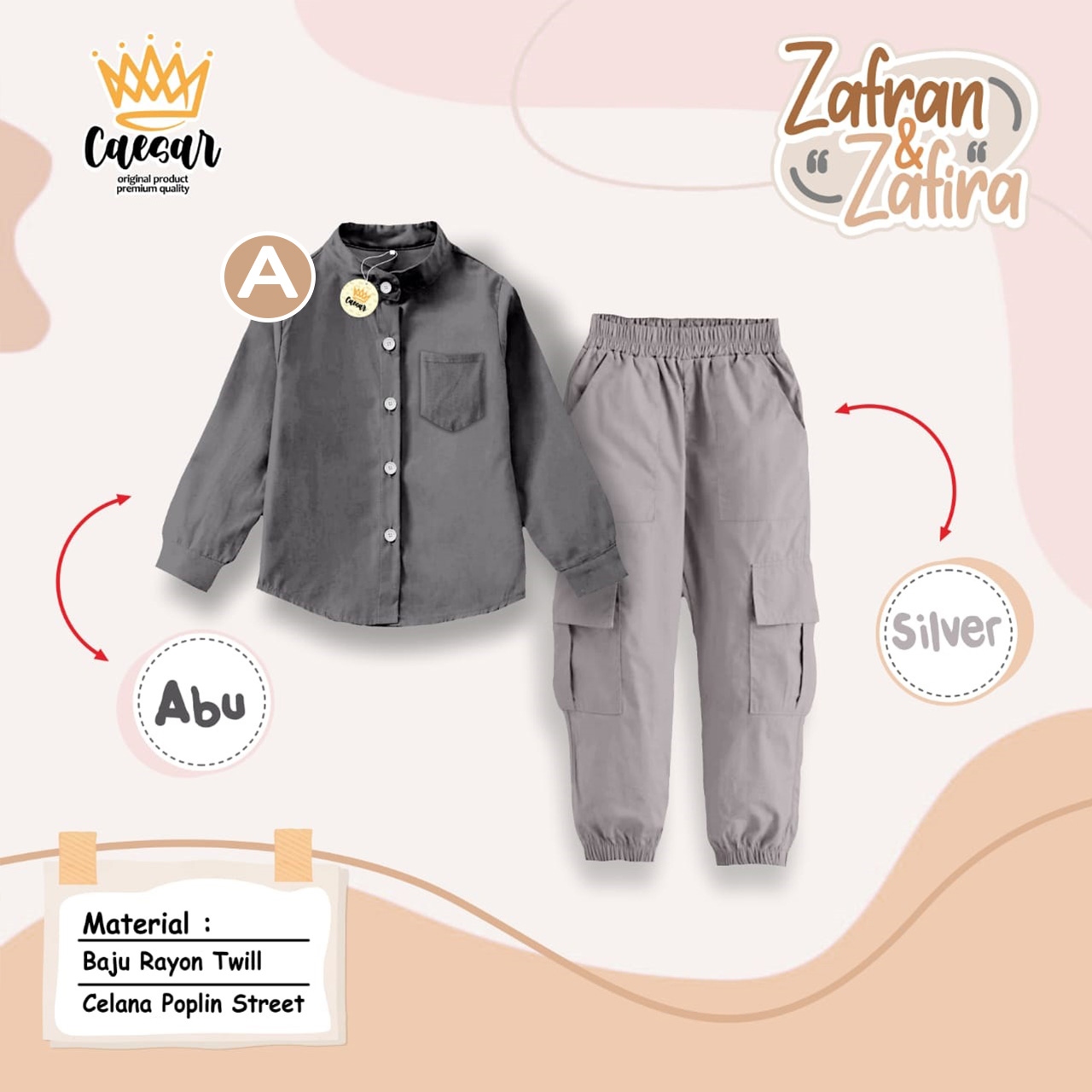 Kapal Gesper Motif Parang