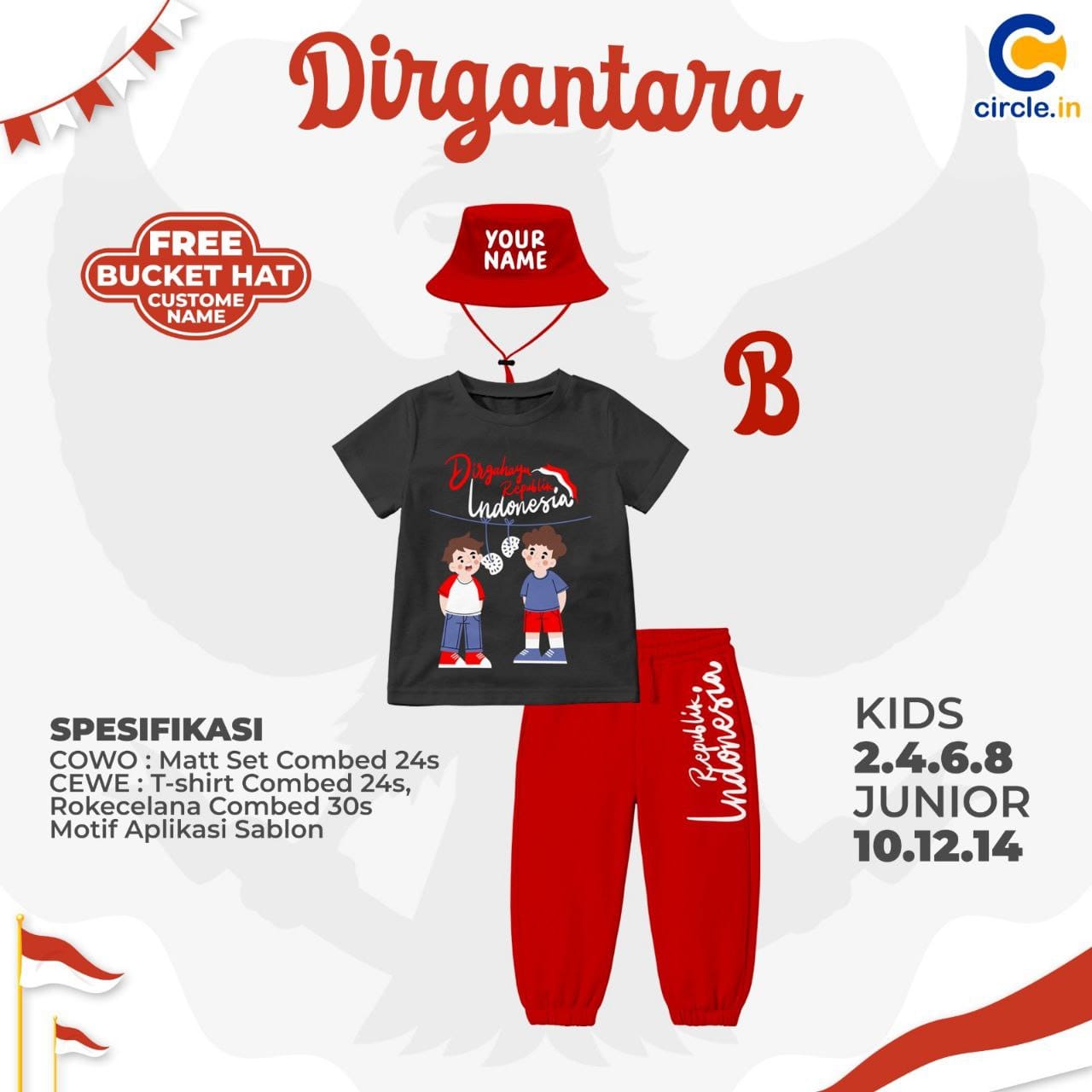 CIR 4.2 B JUN BOY ONESET DIRGANTARA BY CIRCLEIN