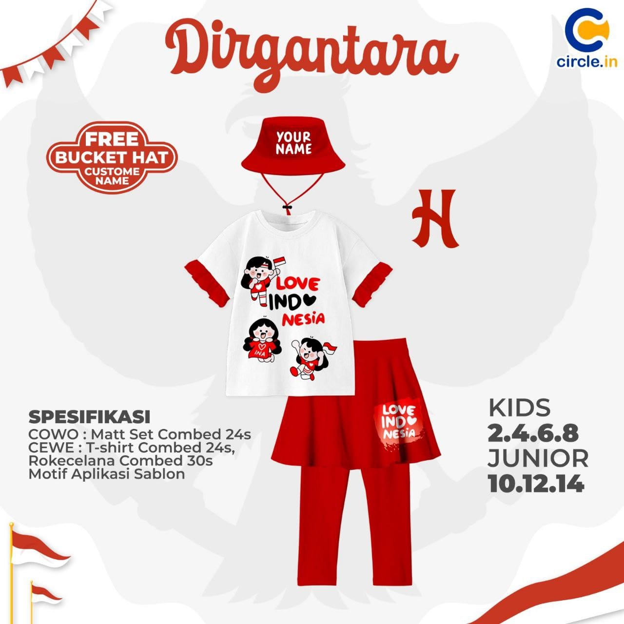 CIR 4.8 H JUN GIRL ONESET DIRGANTARA BY CIRCLEIN