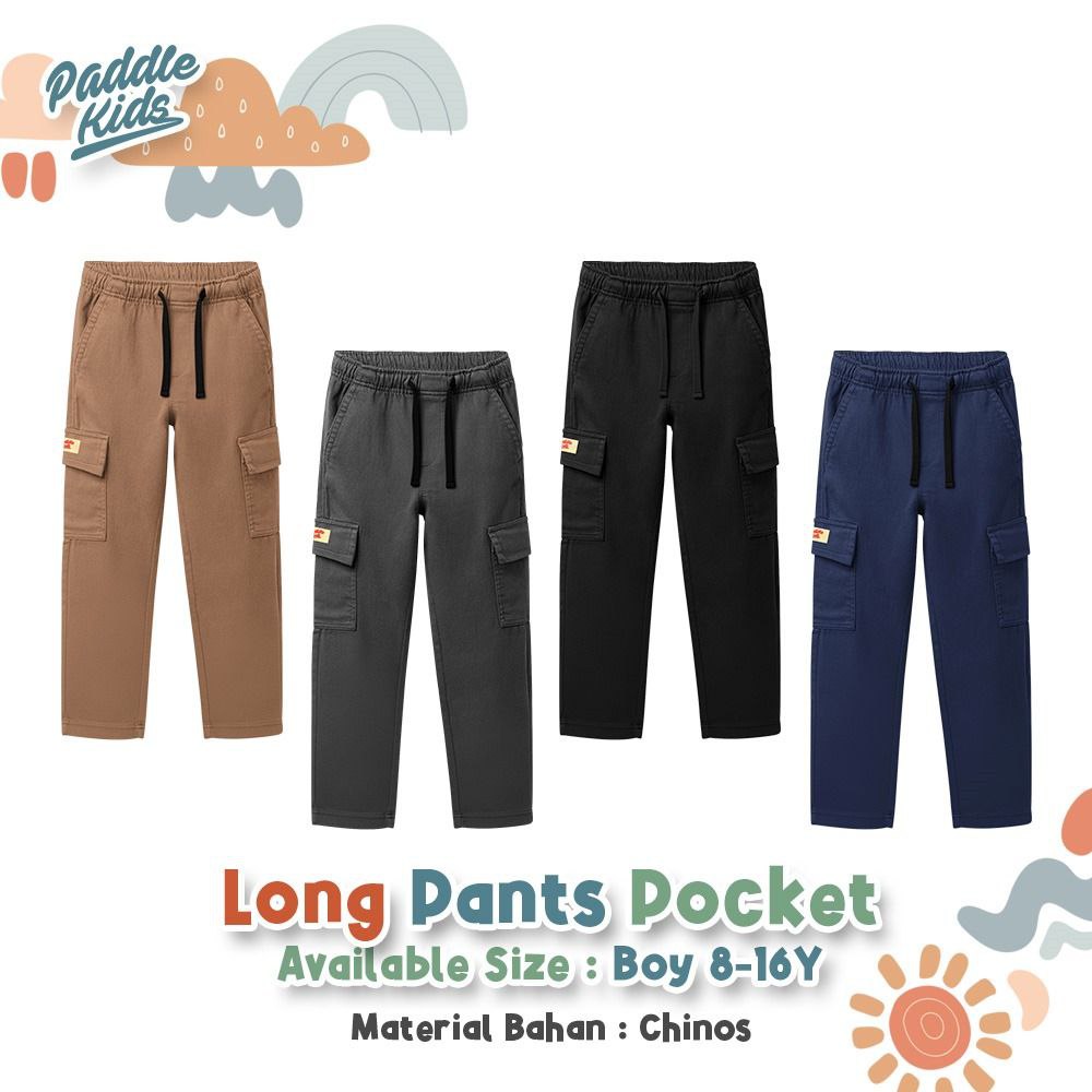 PKB 79.3 NAVY LONG PANTS POCKET BY PADDLE KIDS