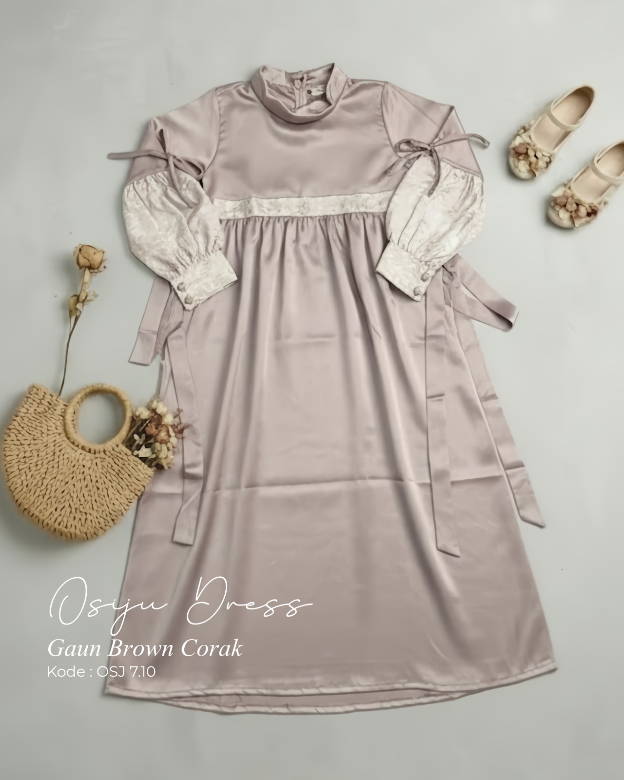 OSJ 7.10 BB GAUN BROWN CORAK BY OSIJU CQ