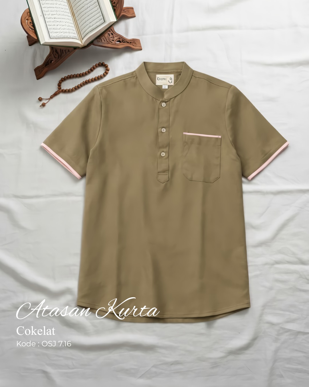 OSJ 7.16 BB COKLAT ATASAN KURTA ANAK BY OSIJU CQ