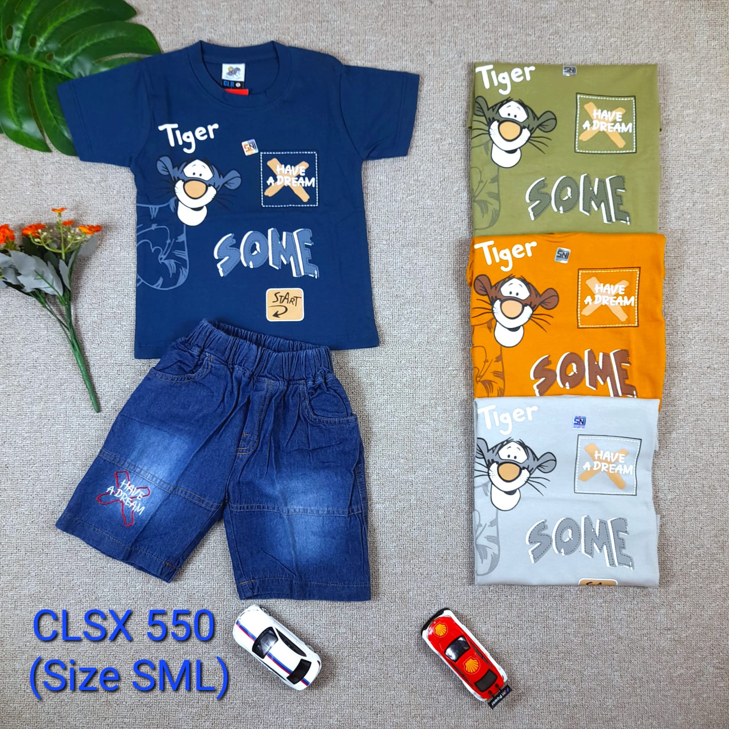 BBY 22.2 TIGER SET JEANS BABY BY OLIVIA