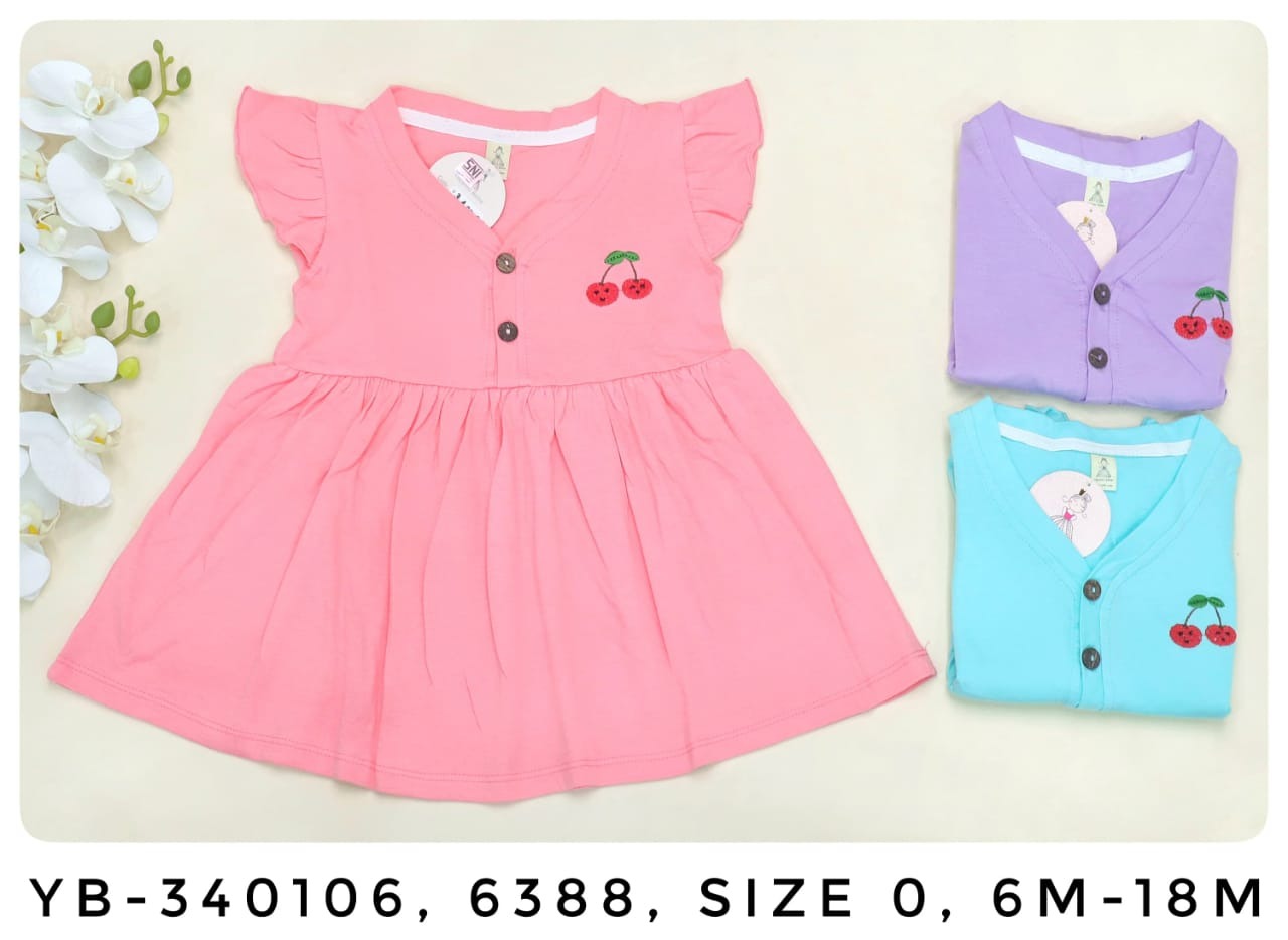 BBY 22.17 CHERRY DRESS BABY BY OLIVIA