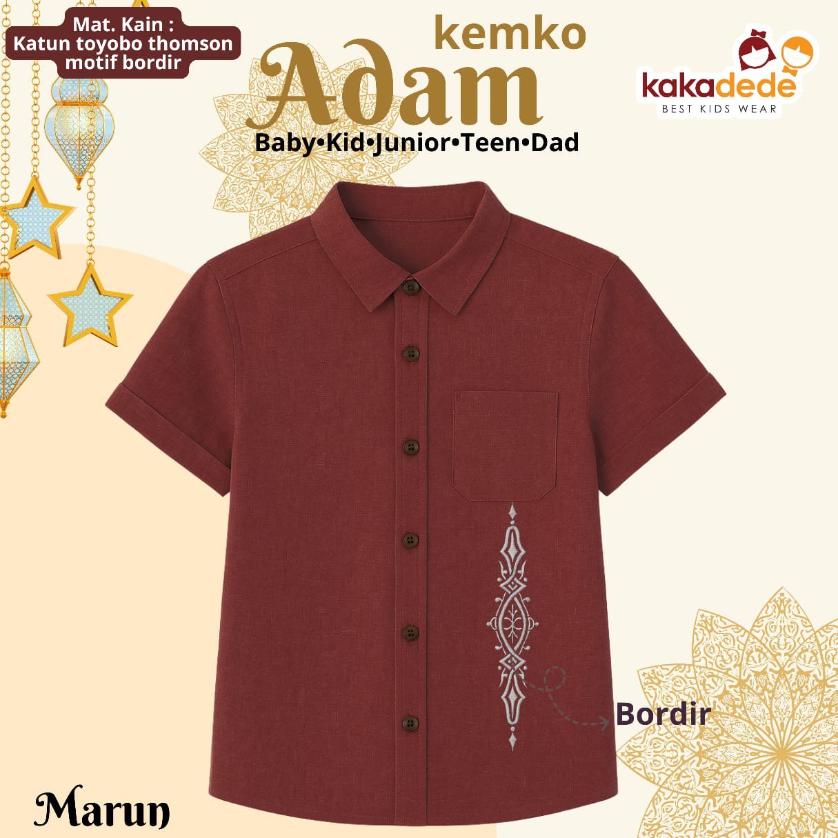 KD 207.4 TEEN  MAROON ADAM KEMKO BY KAKADEDE