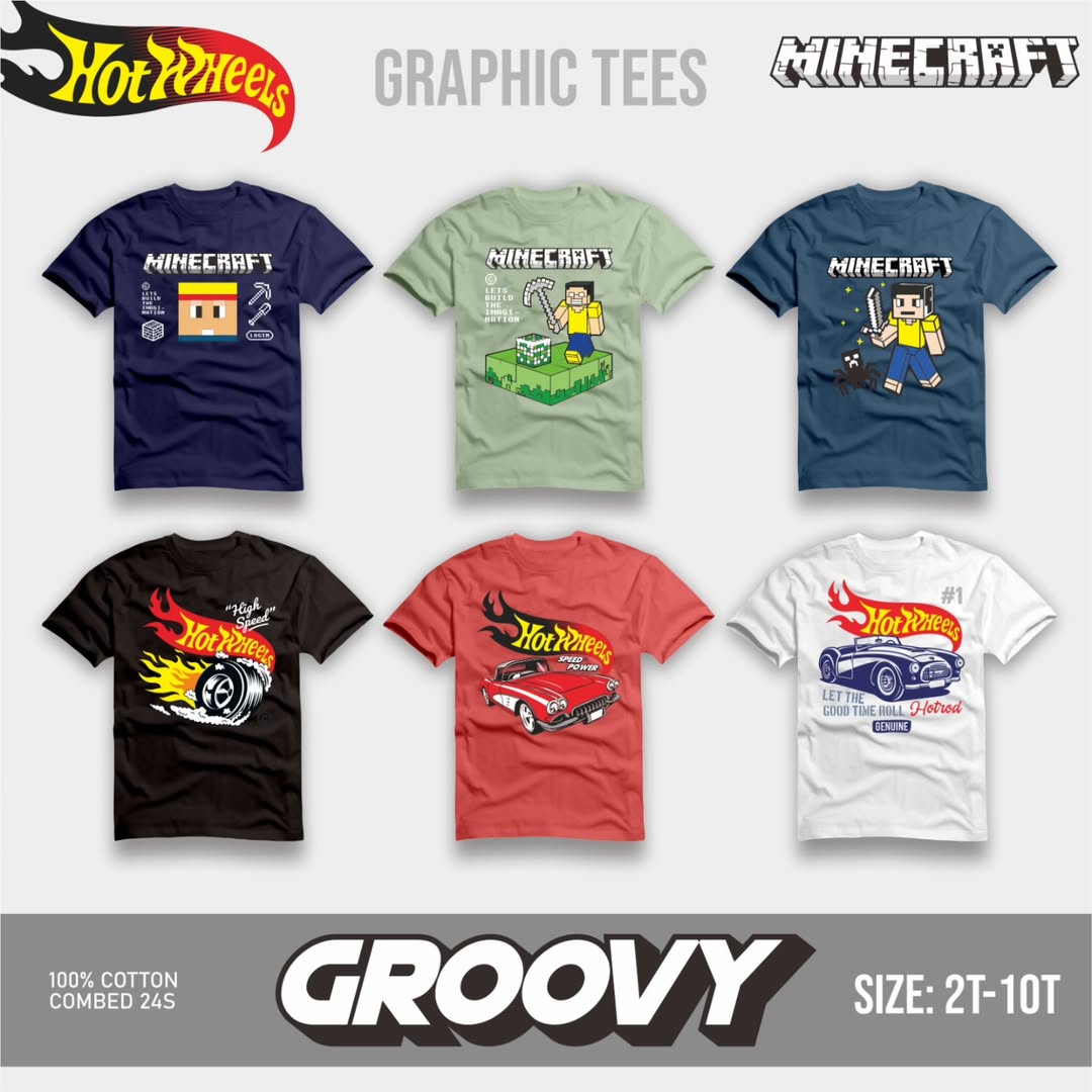 GRV 12.2 SAGE MINECRAFT GRAPHIC TEES BY GROOVY