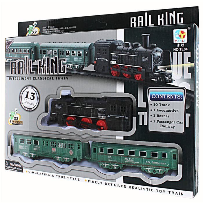 TOYS 33.7 RAIL KING SERI 1 13PCS TRAIN