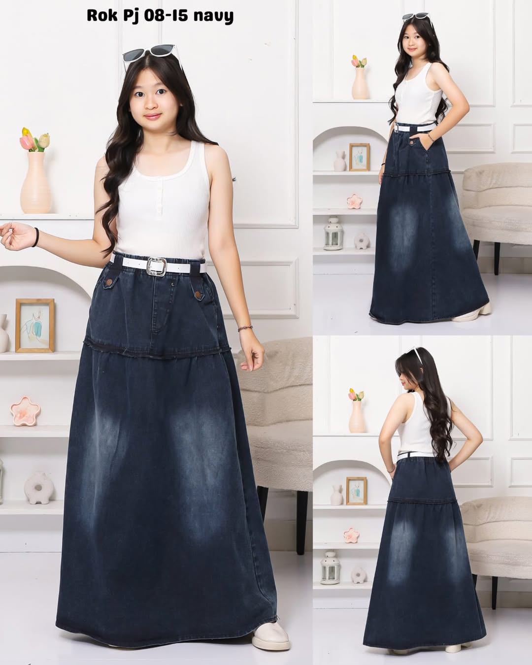 TB 108.1 131415 SNOWBLACK ROK JEANS BY CERRARA