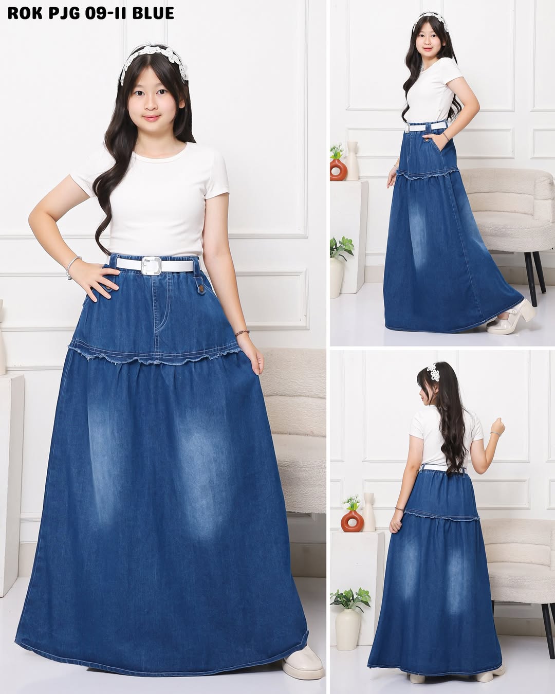 TB 108.2 456 BLUE NAVY ROK JEANS BY CERRARA