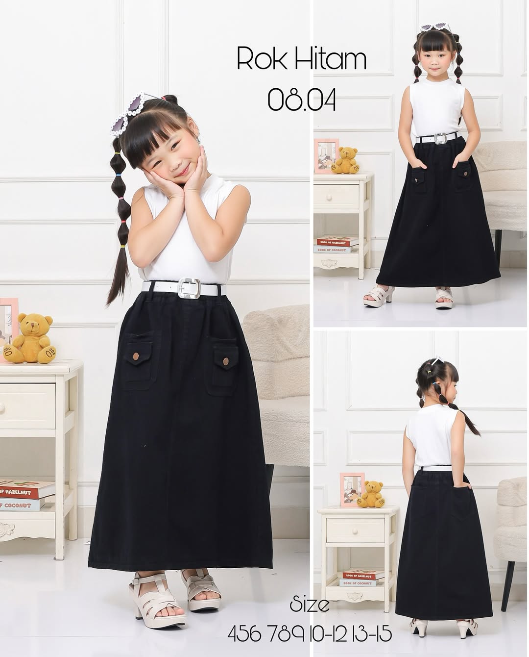 TB 108.3 131416 BLACK ROK JEANS BY CERRARA