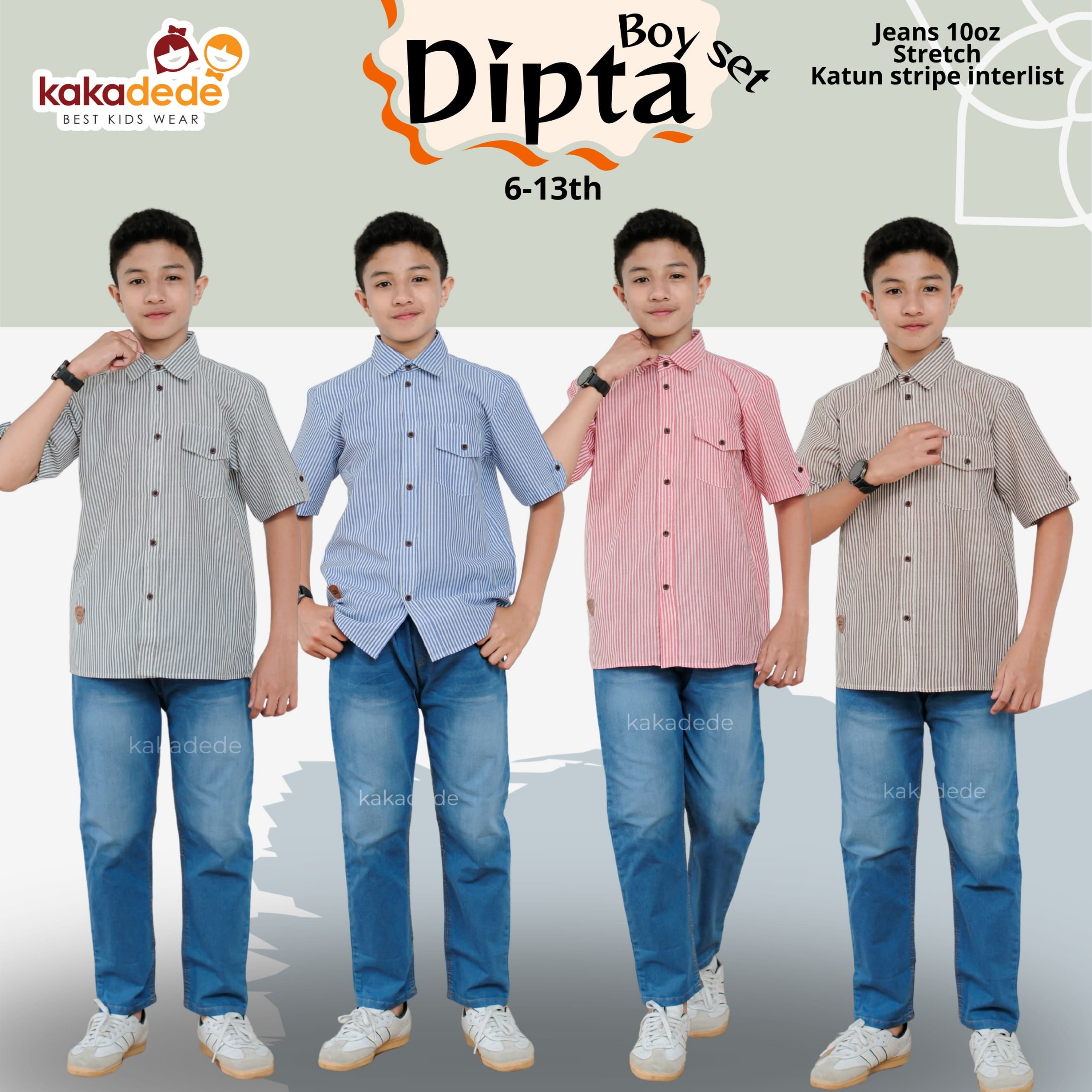 KD 215.2 BROWN DIPTA BOY SET BY KAKADEDE