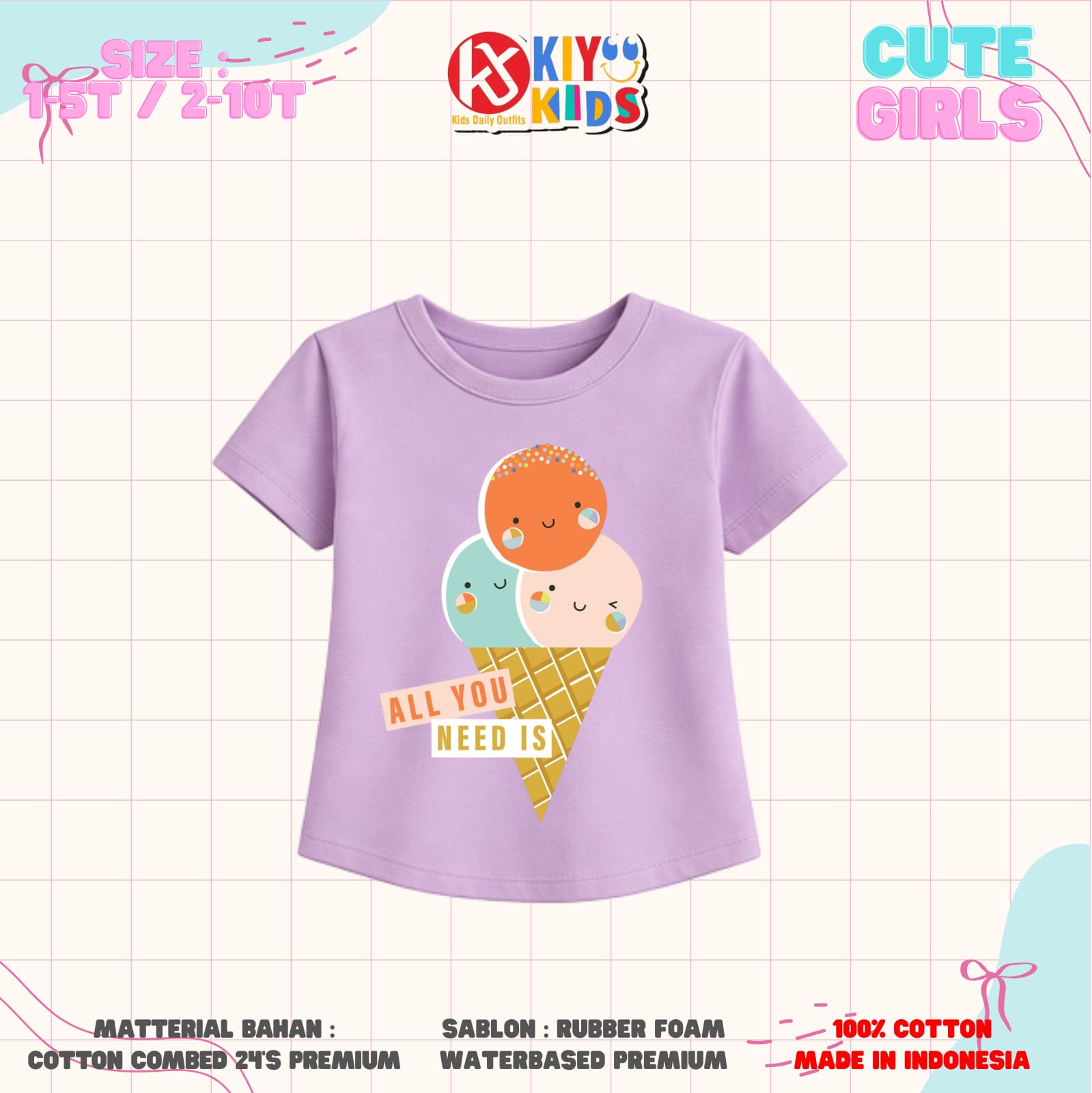 KIYO 6.2 PURPLE CUTE GIRL SERIES BY KIYO