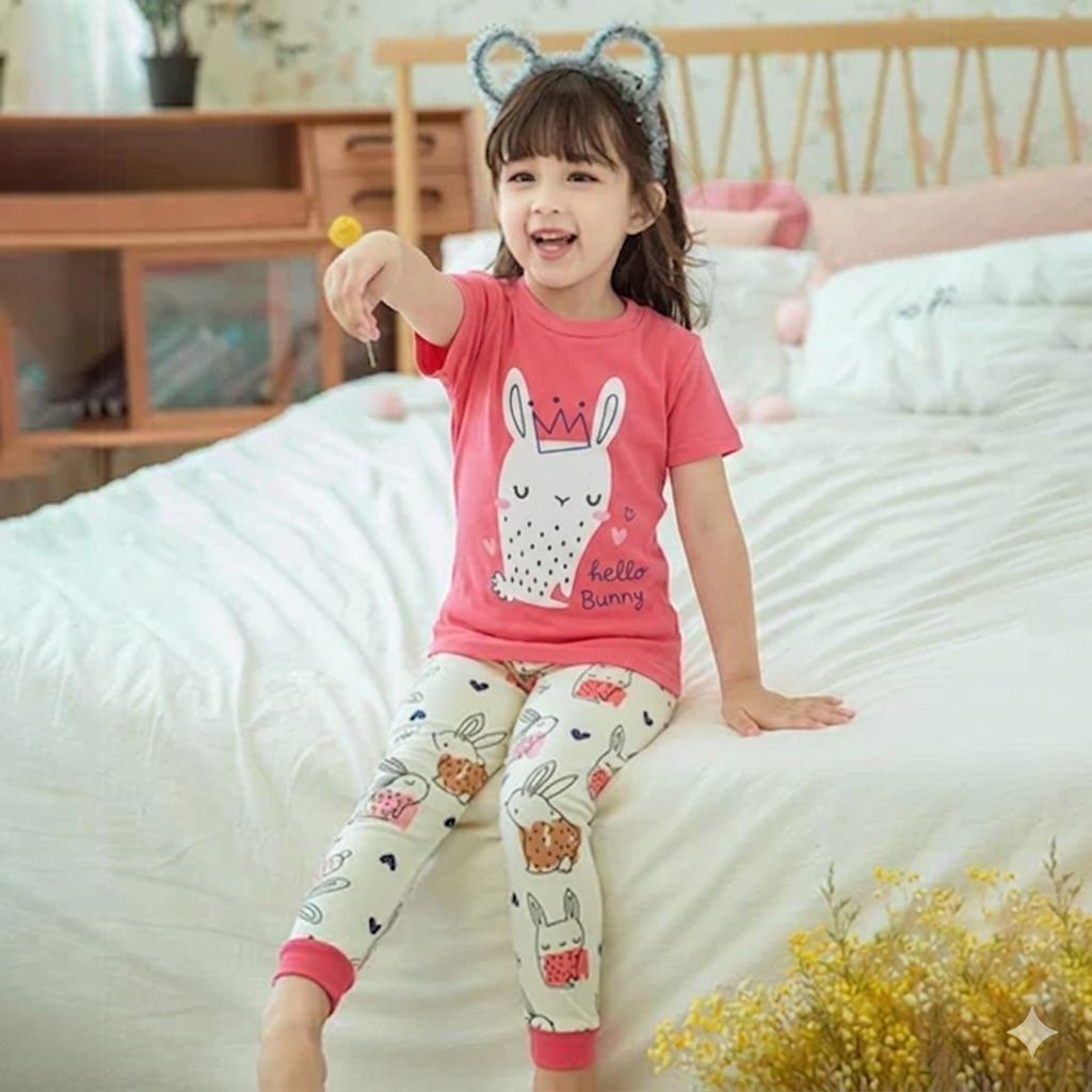 PYM 13.1 SML PINK RABBIT PDK PIYAMA SHEYA 