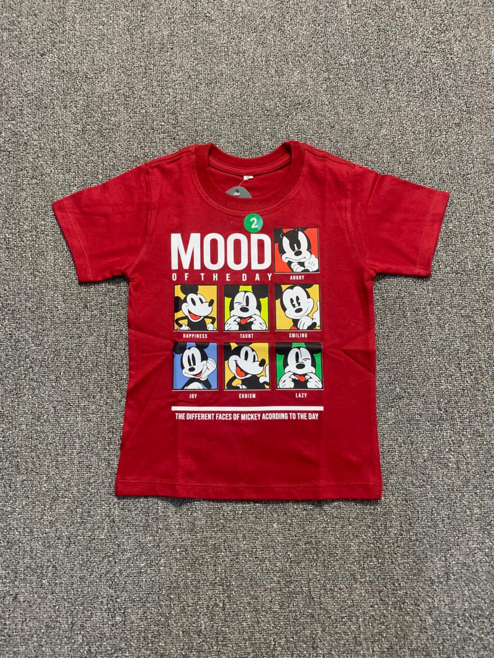GLM 25.3 MAROON MICKEY BOY KAOS BY GLAMOAS