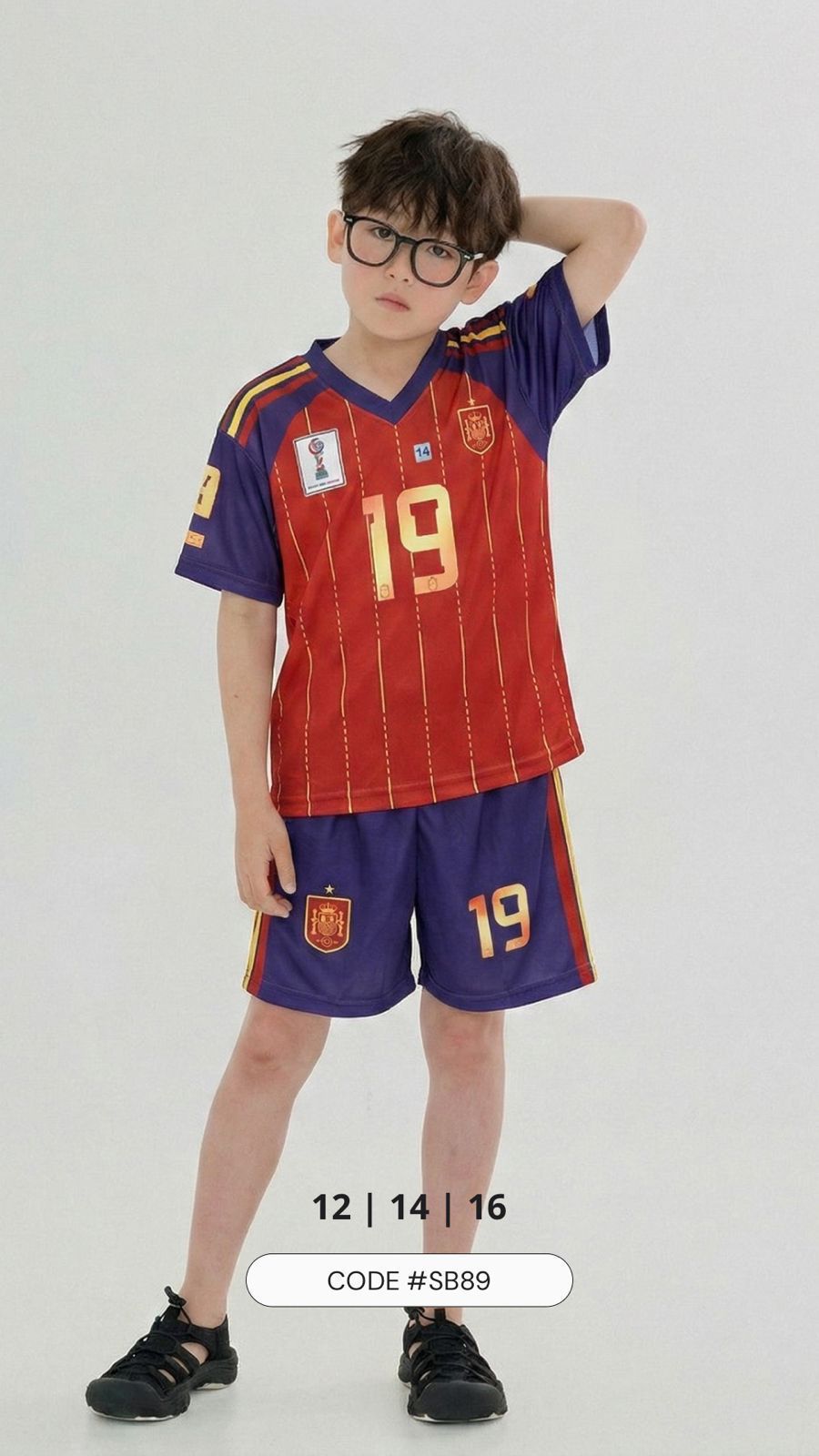 BYN 1.2 RED SPANYOL 19 SET JERSEY BY BEYOND