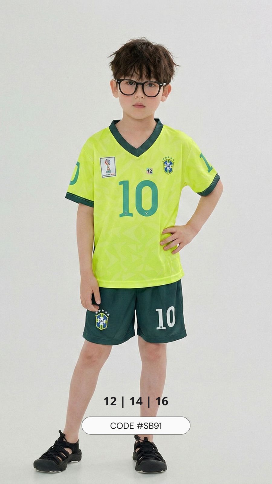BYN 1.5 YELLOW BRAZIL 10 SET JERSEY BY BEYOND