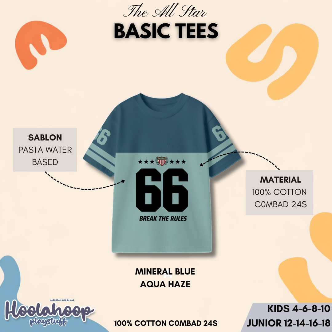 HO 12.2 JUN TOSCA BASIC TEES ALL STAR SERIES BY HOOLAHOOP