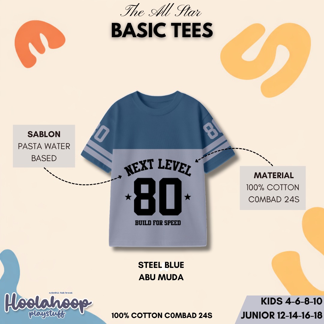 HO 12.5 JUN DENIM BASIC TEES ALL STAR SERIES BY HOOLAHOOP