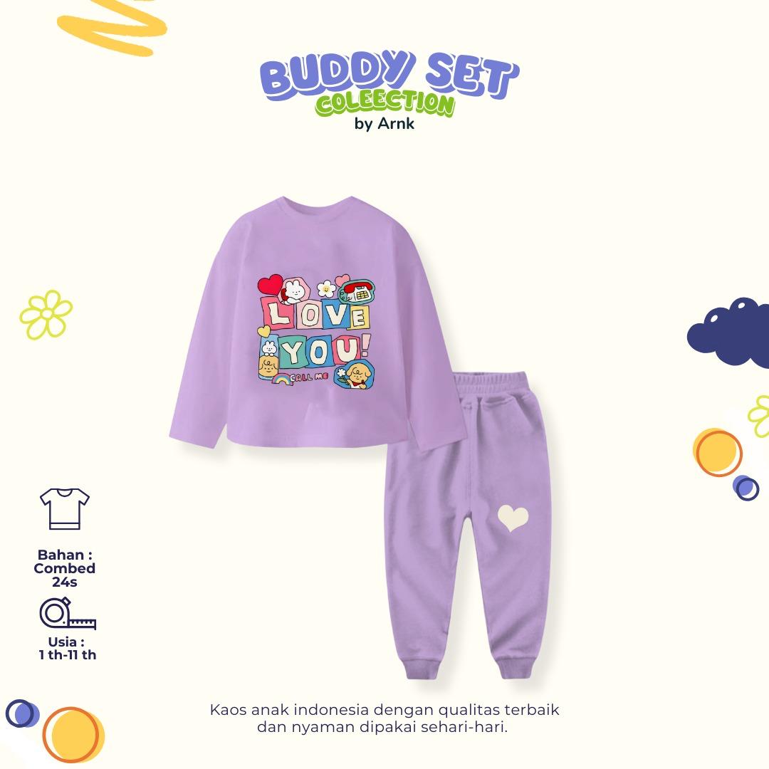 ARNK 4.7 JUN PURPLE LOVE YOU BUDDY ONESET BY ARNK
