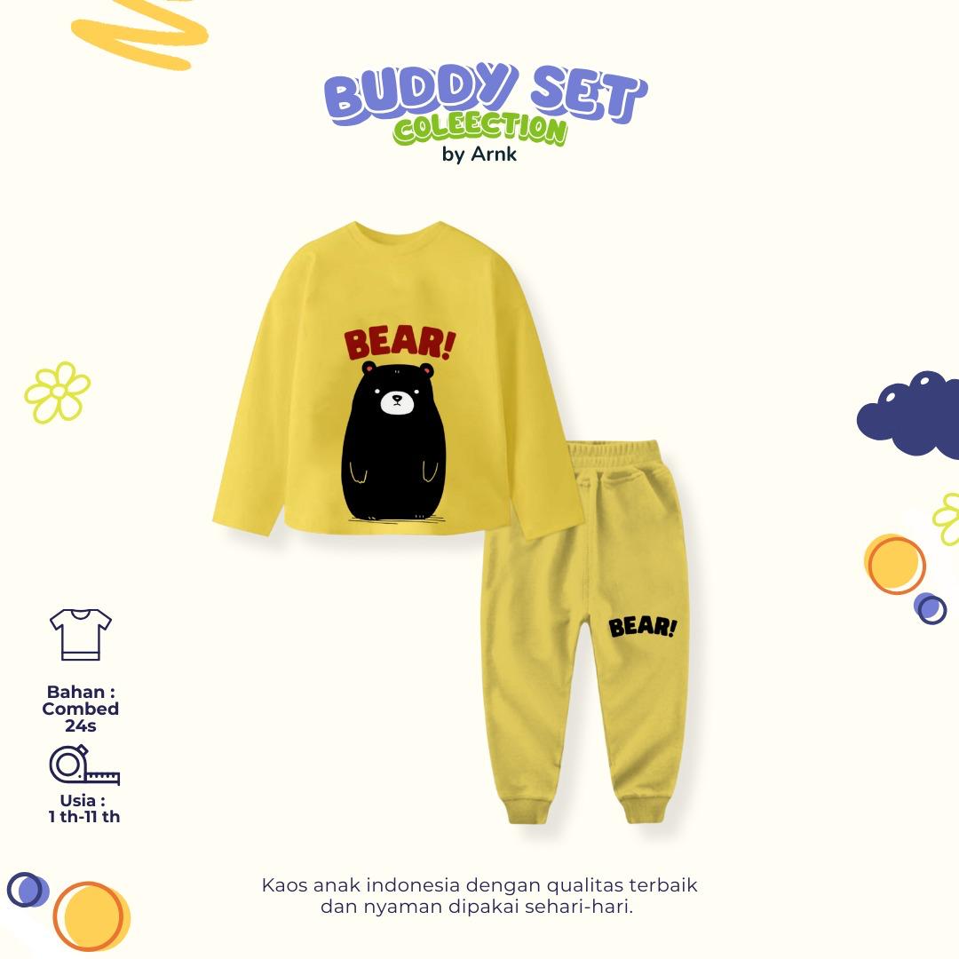 ARNK 4.8 JUN YELLOW BEAR BUDDY ONESET BY ARNK