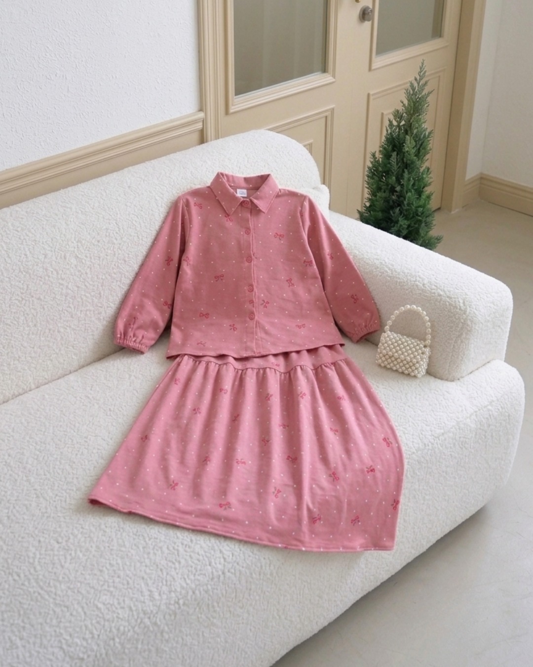 TUF 94.3 DUSTY PINK VANIA ONESET BY TUFLA