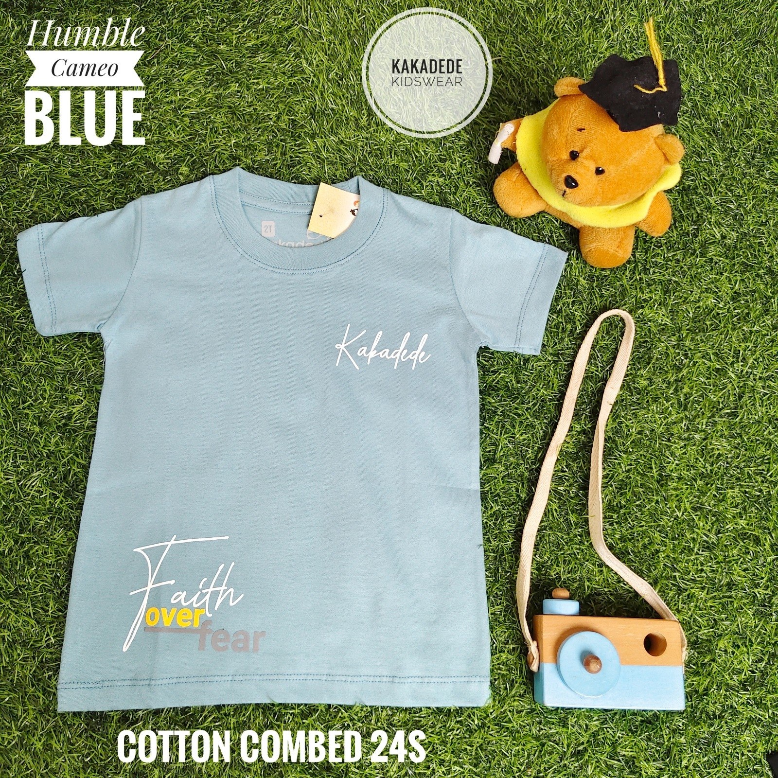 KD 221.2 CAMEO BLUE KIDS HUMBLE TSHIRT BY KAKADEDE