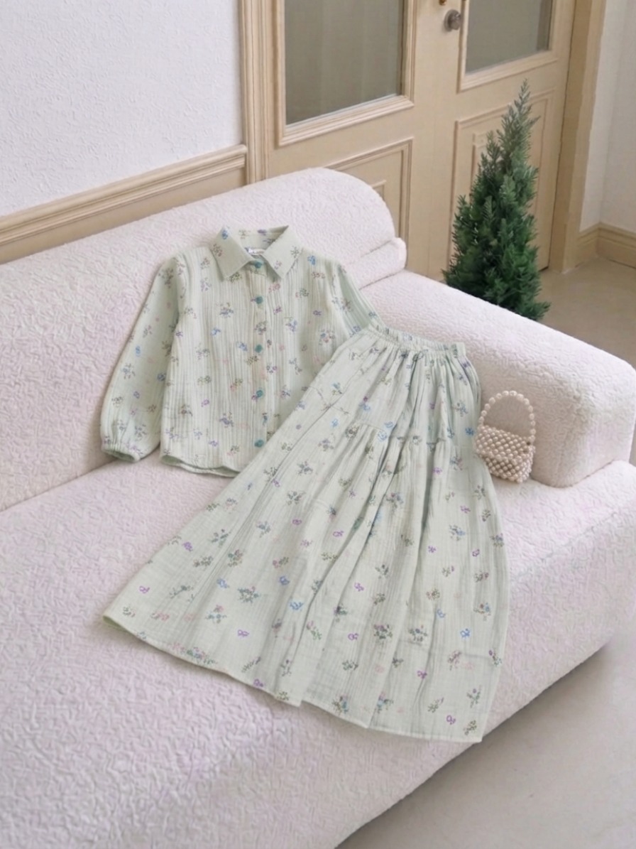 TUF 99.3 MINT KIDS FLORA ONESET BY TUFLA