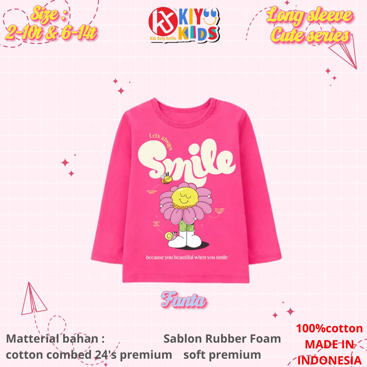 KIYO 18.1 FANTA CUTE SERIES LONGSLEEVE BY KIYOO
